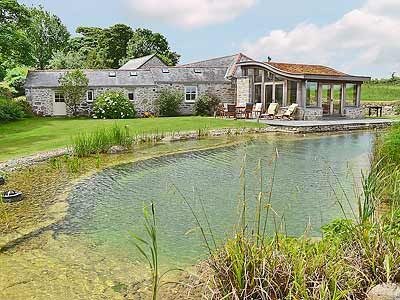 cottage with private swimming pool lake district