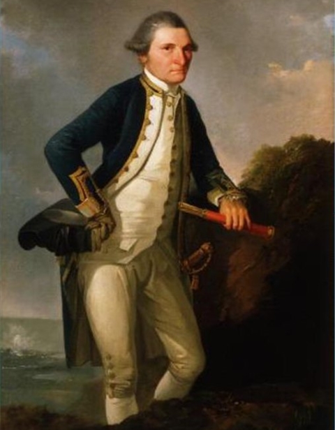 Explorer Captain James British Cook,