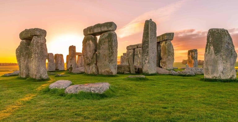 Ancient standing stones in Britain