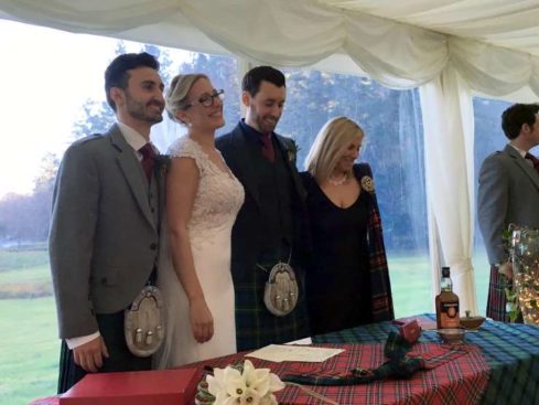 scottish wedding traditions tying the knot        
        <figure class=