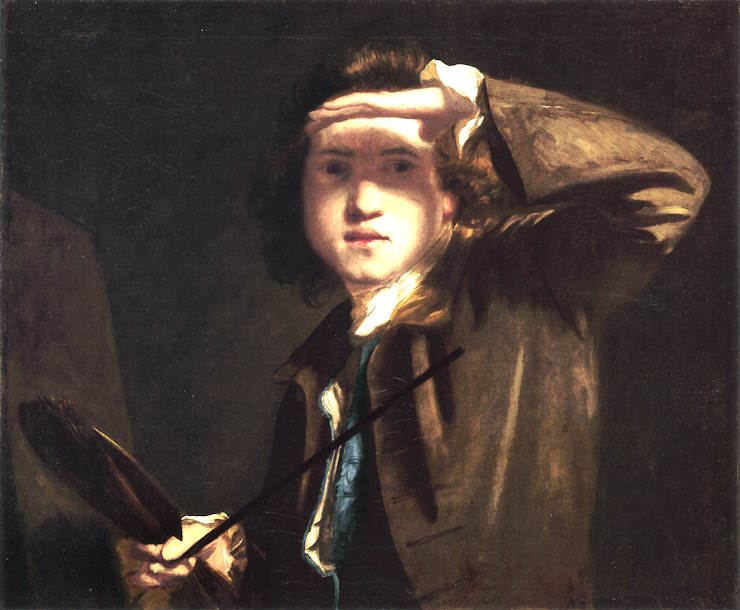 Self portrait, Sir Joshua Reynolds c.1747–1749, National Portrait Gallery, London