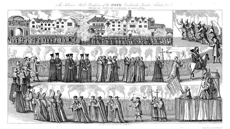 Whig Solemn Mock Procession through the City of London, 17 November 1679