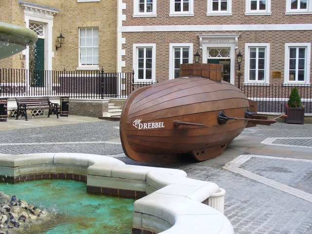 Reconstruction of the Drebbel, Richmond upon Thames. Attribution: Colin Smith