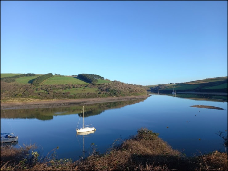 Avon Estuary from Bantham, a site of historical trade and cultural exchange. Photo by Mike Edwardson