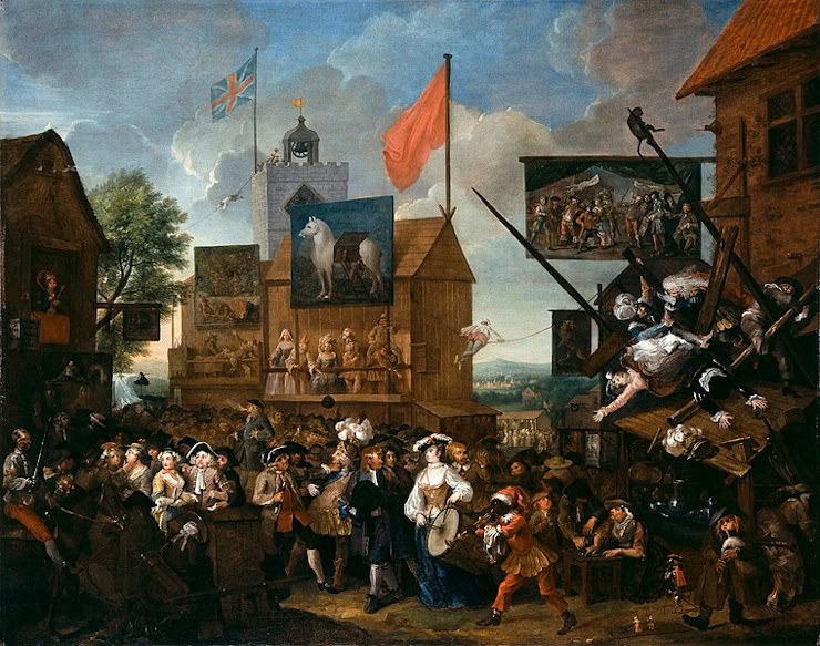 Southwark Fair, William Hogarth, 1733