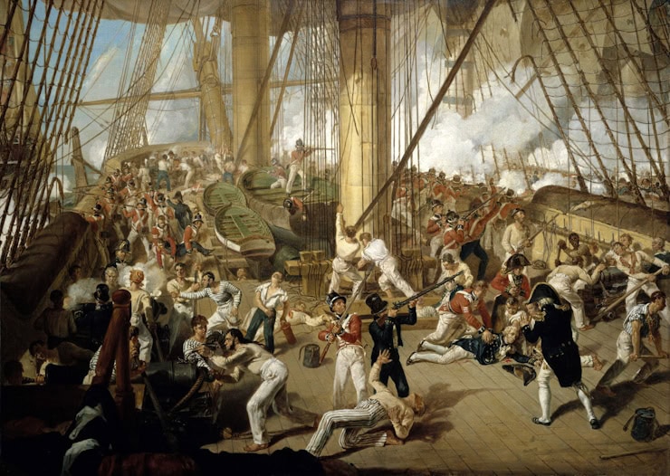 Death of Nelson at the Battle of Trafalgar